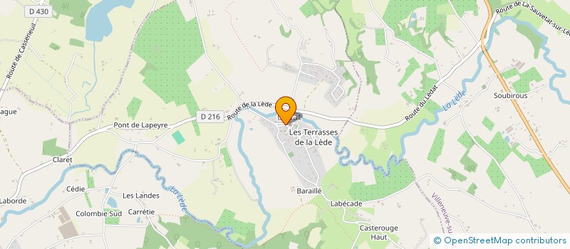 localisation de l'entreprise MONSIEUR LOIC MARCHAND  LEDAT