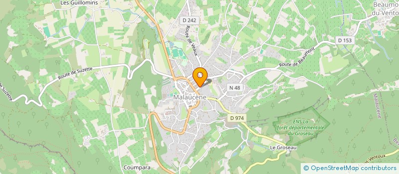 localisation de l'entreprise MONSIEUR LOIC MARCOTTE à MALAUCENE