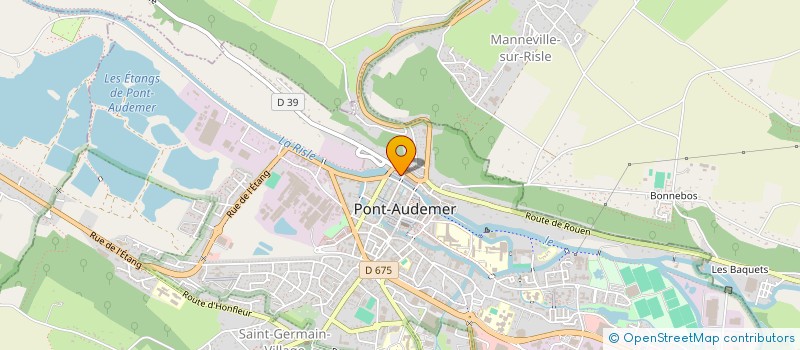 localisation de l'entreprise MONSIEUR LOIC MARIETTE  PONT-AUDEMER