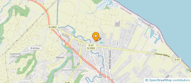 localisation de l'entreprise MONSIEUR LOIC MARIMOUTOU  SAINT-ANDRE