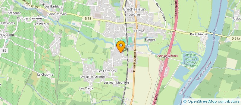 localisation de l'entreprise MONSIEUR LOIC MARIN à CRECHES-SUR-SAONE