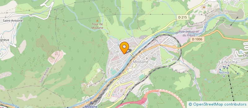 localisation de l'entreprise MONSIEUR LOIC MARQUES à MODANE