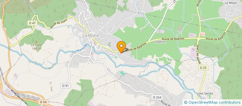 localisation de l'entreprise MONSIEUR LOIC MARREC  LA MOTTE