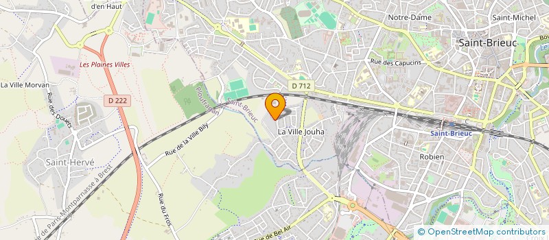 localisation de l'entreprise MONSIEUR LOIC MARTIN à SAINT-BRIEUC