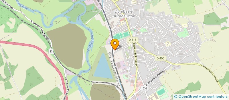 localisation de l'entreprise MONSIEUR LOIC MARTIN  DOMBASLE-SUR-MEURTHE