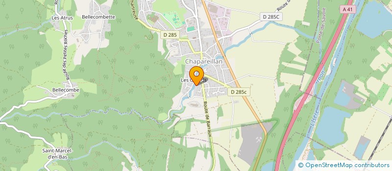 localisation de l'entreprise MONSIEUR LOIC MARTIN  CHAPAREILLAN