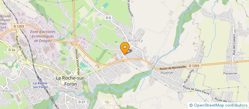 localisation de l'entreprise MONSIEUR LOIC MARTIN  AMANCY