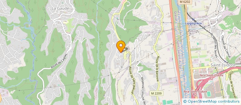 localisation de l'entreprise MONSIEUR LOIC MASBOURIAN  LA GAUDE