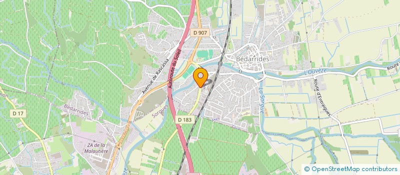 localisation de l'entreprise MONSIEUR LOIC MASCLE  BEDARRIDES