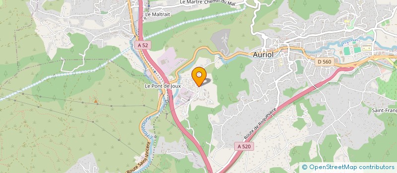 localisation de l'entreprise MONSIEUR LOIC MASSAIA  AURIOL