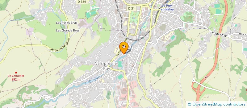 localisation de l'entreprise MONSIEUR LOIC MASSALOUX  VALS-PRES-LE-PUY