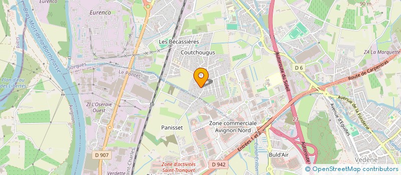 localisation de l'entreprise MONSIEUR LOIC MASSE  SORGUES