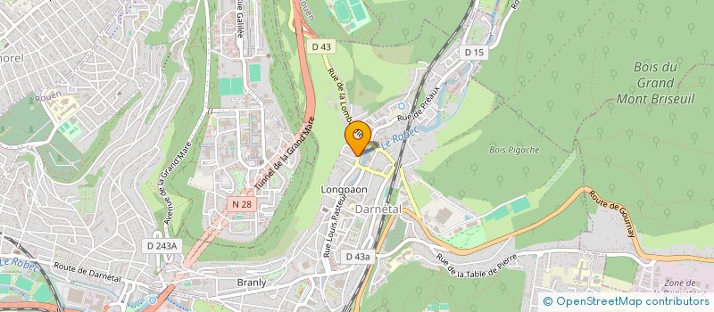 localisation de l'entreprise MONSIEUR LOIC MASSON  DARNETAL