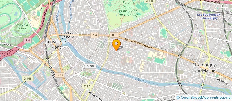localisation de l'entreprise MONSIEUR LOIC MASSOT à CHAMPIGNY-SUR-MARNE
