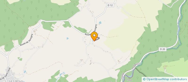 localisation de l'entreprise MONSIEUR LOIC MATHIOT  LE CLERJUS