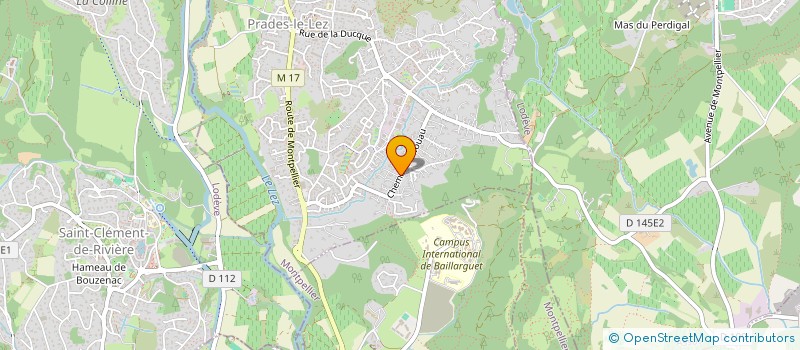 localisation de l'entreprise MONSIEUR LOIC MAUGENDRE  PRADES-LE-LEZ