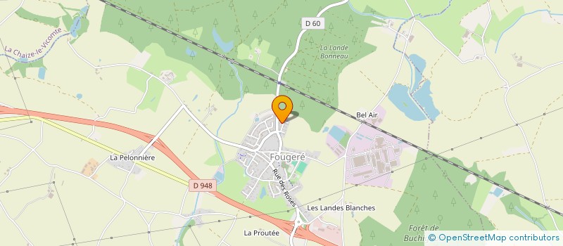 localisation de l'entreprise MONSIEUR LOIC MAUGOUR  FOUGERE