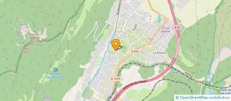 localisation de l'entreprise MONSIEUR LOIC MAURICE  VIF