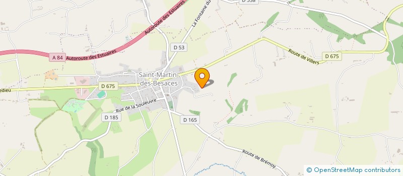 localisation de l'entreprise MONSIEUR LOIC MAUVIEUX à SOULEUVRE EN BOCAGE
