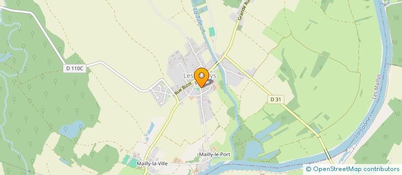 localisation de l'entreprise MONSIEUR LOIC MELINE  LES MAILLYS