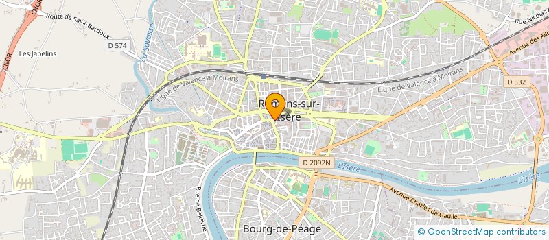 localisation de l'entreprise MONSIEUR LOIC MENAGER à ROMANS-SUR-ISERE