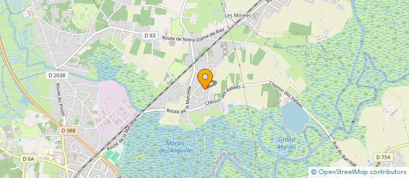 localisation de l'entreprise MONSIEUR LOIC MERIEAU  SAINT-HILAIRE-DE-RIEZ