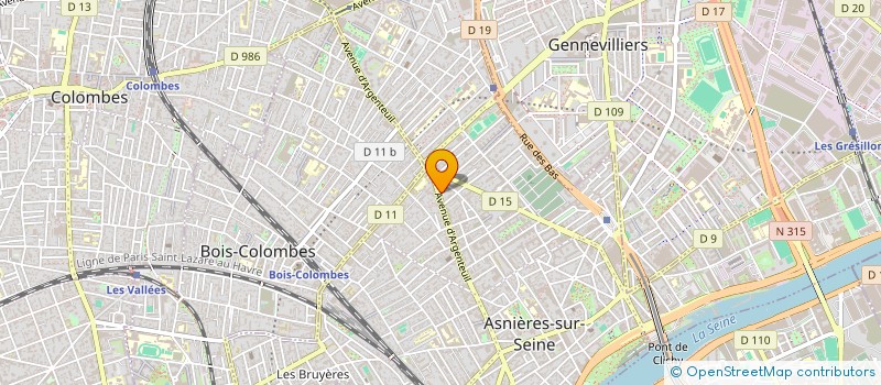 localisation de l'entreprise MONSIEUR LOIC MEYER  ASNIERES-SUR-SEINE