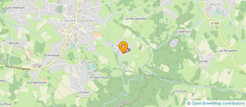 localisation de l'entreprise MONSIEUR LOIC MIALON à SAINTE-SIGOLENE