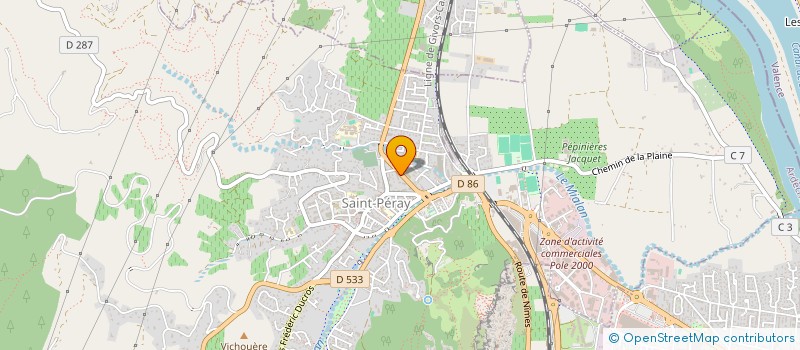 localisation de l'entreprise MONSIEUR LOIC MICHEL  SAINT-PERAY