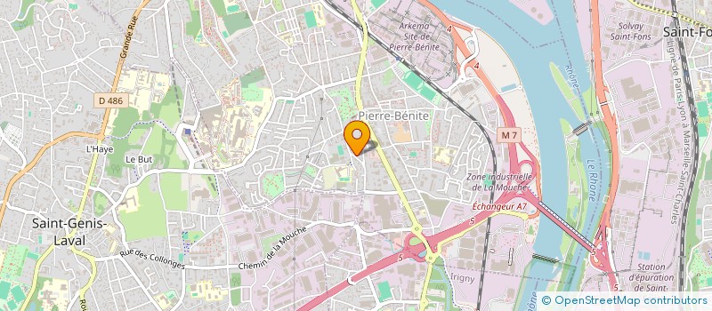 localisation de l'entreprise MONSIEUR LOIC MIKOLAJCZAK  OULLINS-PIERRE-BENITE