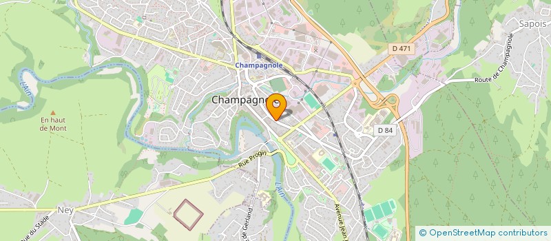 localisation de l'entreprise MONSIEUR LOIC MILLE  CHAMPAGNOLE