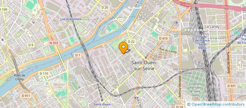 localisation de l'entreprise MONSIEUR LOIC MILLES  SAINT-OUEN-SUR-SEINE