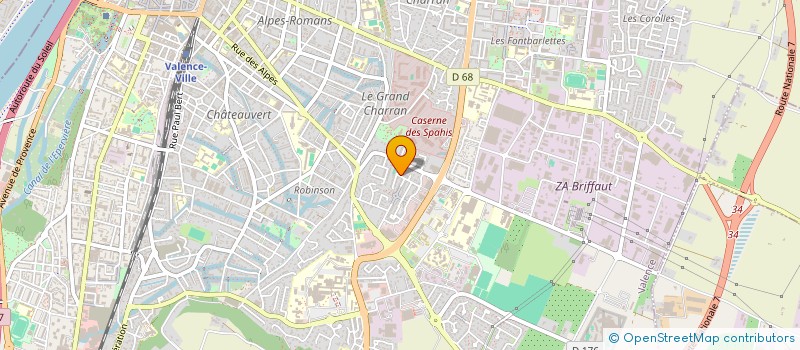 localisation de l'entreprise MONSIEUR LOIC MINANGOIS à VALENCE