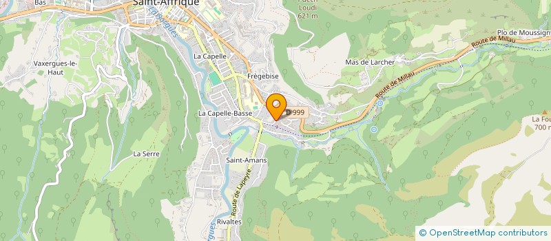 localisation de l'entreprise MONSIEUR LOIC MINAUDIER  ST-AFFRIQUE