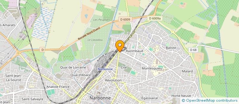 localisation de l'entreprise MONSIEUR LOIC MIRAVITLLAS à NARBONNE