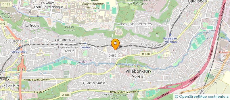 localisation de l'entreprise MONSIEUR LOIC MISEREY à PALAISEAU