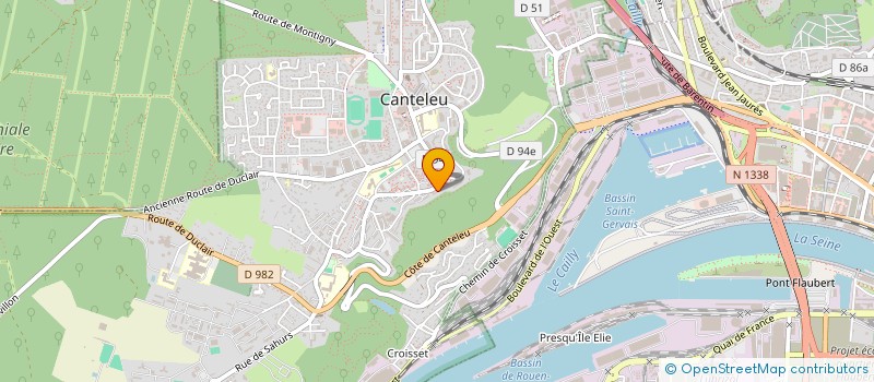 localisation de l'entreprise MONSIEUR LOIC MLANAO  CANTELEU