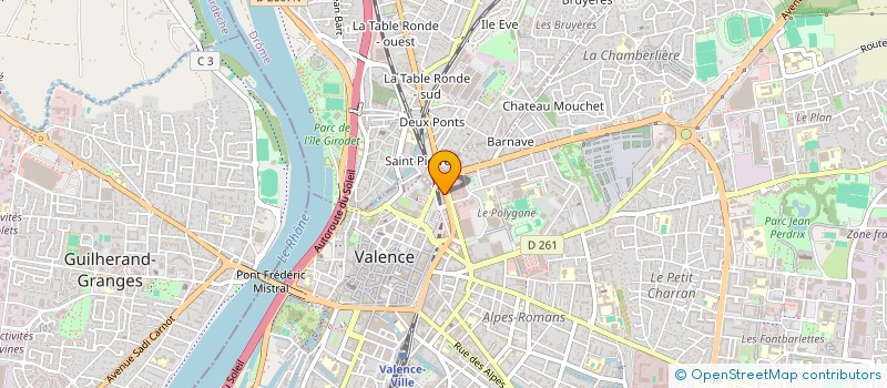 localisation de l'entreprise MONSIEUR LOIC MOAL  VALENCE