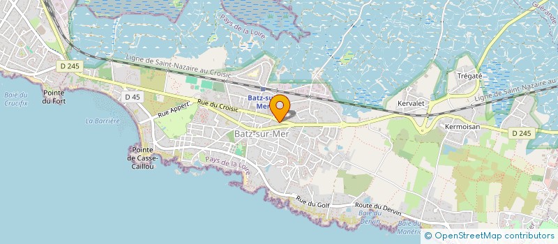 localisation de l'entreprise MONSIEUR LOIC MONSELET à BATZ-SUR-MER