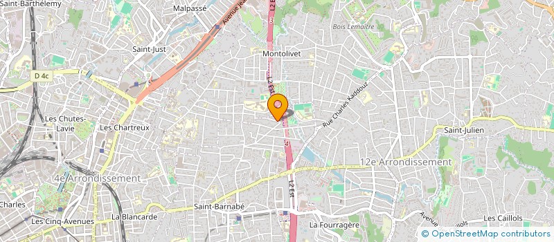 localisation de l'entreprise MONSIEUR LOIC MONTAGNAC à MARSEILLE