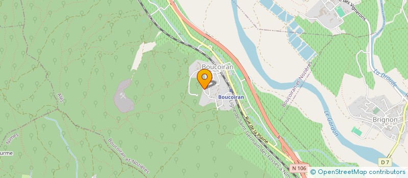 localisation de l'entreprise MONSIEUR LOIC MOREAU  BOUCOIRAN-ET-NOZIERES