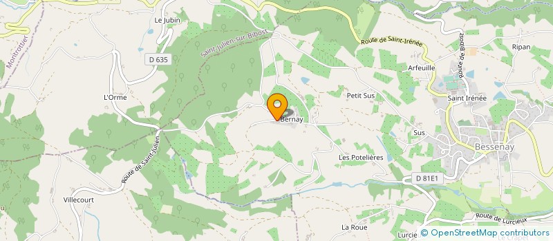 localisation de l'entreprise MONSIEUR LOIC MOREL à BESSENAY