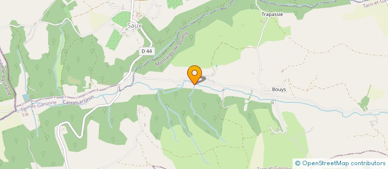 localisation de l'entreprise MONSIEUR LOIC MORIN  MONTAIGU-DE-QUERCY