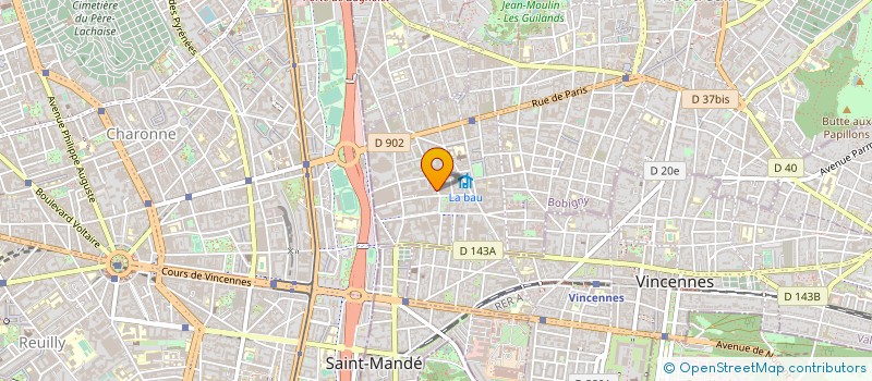 localisation de l'entreprise MONSIEUR LOIC MORNET à MONTREUIL