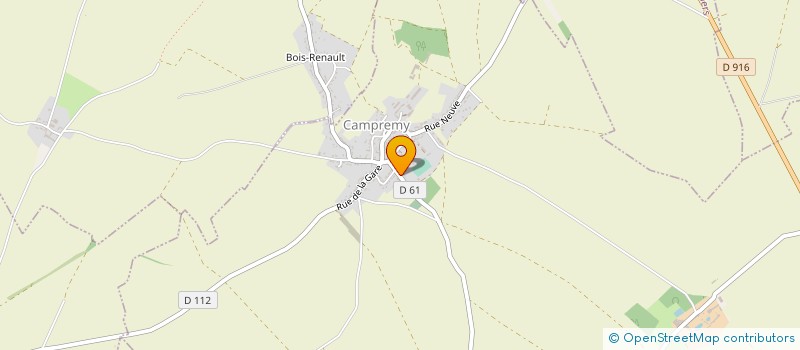 localisation de l'entreprise MONSIEUR LOIC MORTELECQ  CAMPREMY