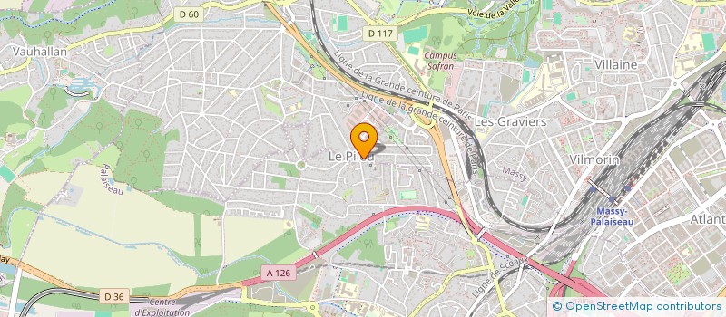 localisation de l'entreprise MONSIEUR LOIC MORVAN  MASSY