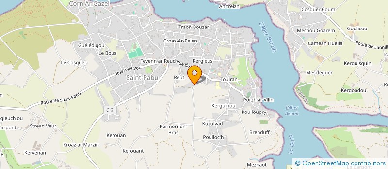 localisation de l'entreprise MONSIEUR LOIC MOTTIER  SAINT-PABU