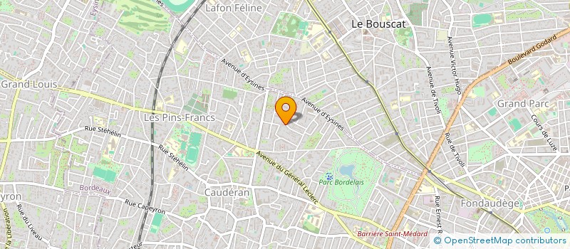 localisation de l'entreprise MONSIEUR LOIC MOUSSIER  BORDEAUX