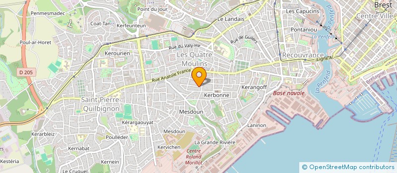 localisation de l'entreprise MONSIEUR LOIC MOYOU à BREST