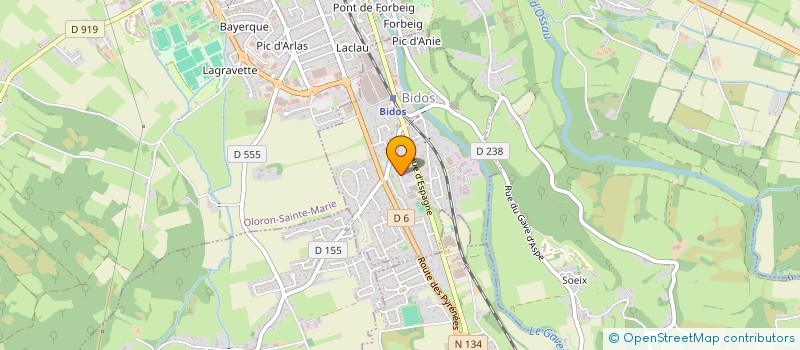 localisation de l'entreprise MONSIEUR LOIC MULIER  BIDOS